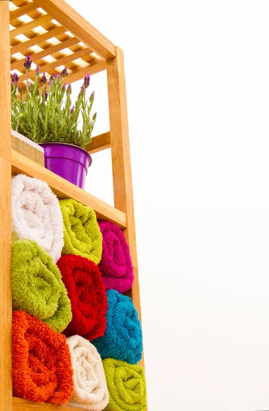 Bathroom shelves — Stock Photo, Image