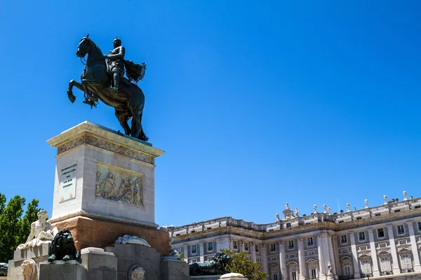 Královský palác madrid — Stock fotografie