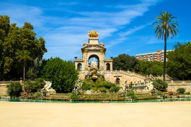 Citadel Park in Barcelona clipart