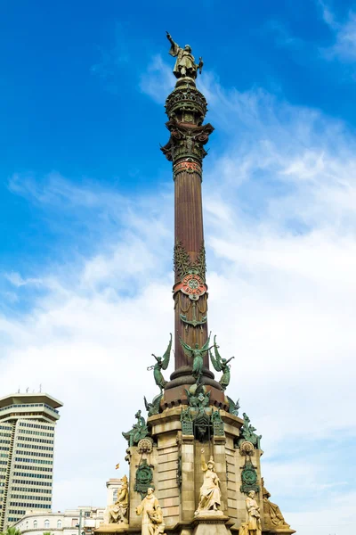 Columbus monument in Barcelona — Stock Photo, Image