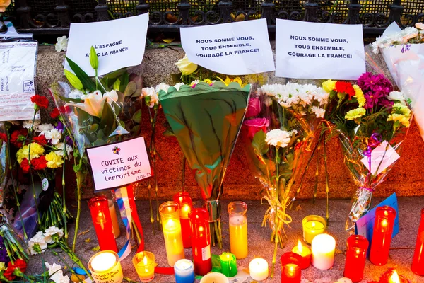 Ataque terrorista de Paris — Fotografia de Stock