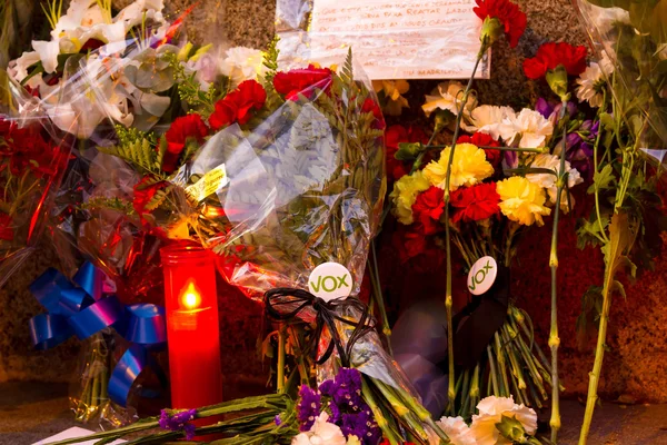 Atentado terrorista en París — Foto de Stock