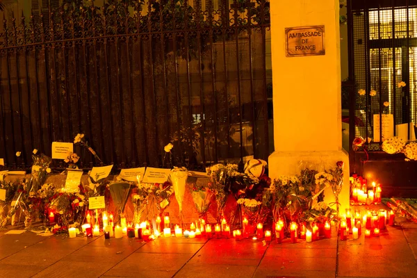 Attaque terroriste à Paris Images De Stock Libres De Droits