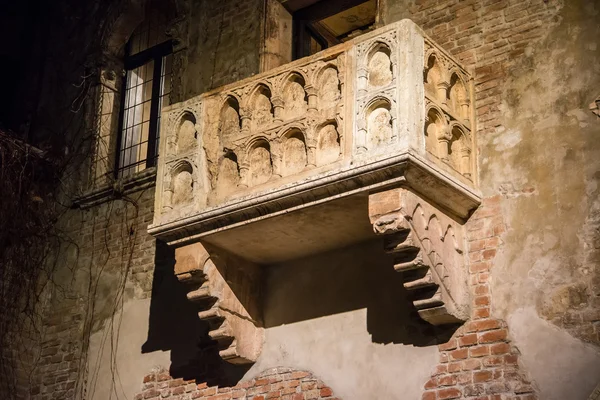 Balconul Julietei, Verona Italia — Fotografie, imagine de stoc