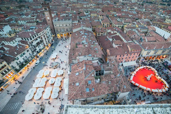 Valentinstag in verona, italien — Stockfoto