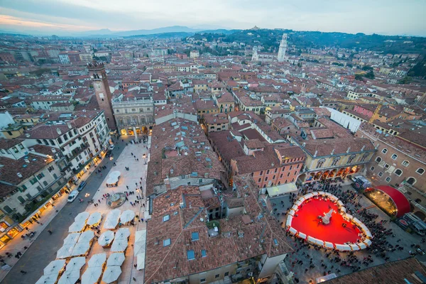 Valentinstag in verona, italien — Stockfoto