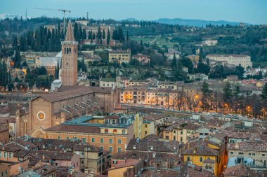 verona'nın panoramik manzarasını