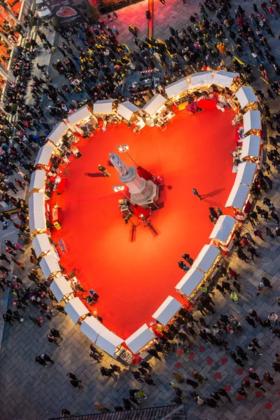 Aftelkalender voor Valentijnsdag in verona, Italië — Stockfoto