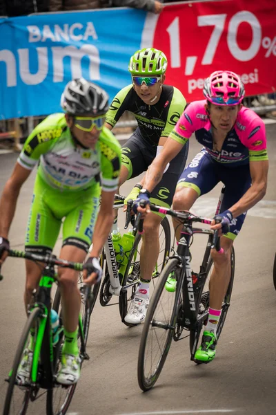 Madonna di Campiglio, Italia 24 maggio 2015; Davide Formolo ciclista professionista durante un assedio del Tour of Italy 2015 — Foto Stock