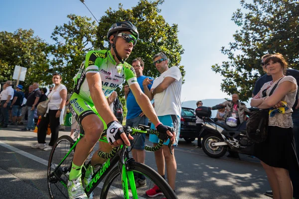 Verbania, Italia 28 May  2015; Professional Cycling After a stage of the Tour of Italy 2015 — Stock Photo, Image