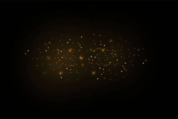 Effet Lumière Noël Effet Paillettes Particules Vector Scintille Sur Fond — Image vectorielle