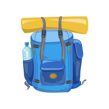 Gezgin yürüyen sırt çantası