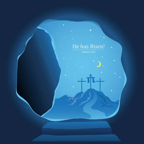 Воскресіння Ісуса Христа — стоковий вектор