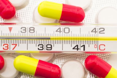 cam termometre hap Kırmızı Sarı