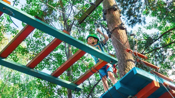 Formations Pour Développement Courage Dextérité Endurance Chez Les Enfants Plein — Photo