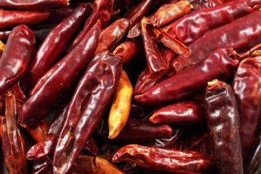 Kurutulmuş kırmızı Chilis