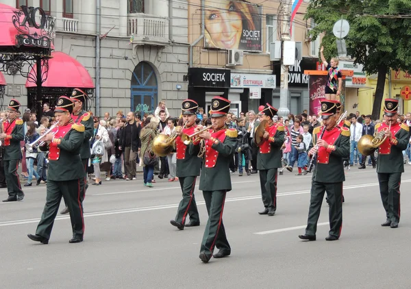 Muzikale straatparade — Stockfoto