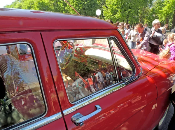 Innenraum des sowjetischen Retro-Exekutivwagens der 1960er Jahre gaz m21 volga — Stockfoto