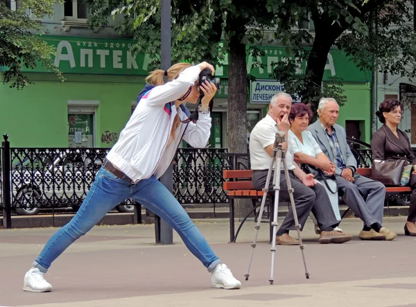 Tiro ponto — Fotografia de Stock