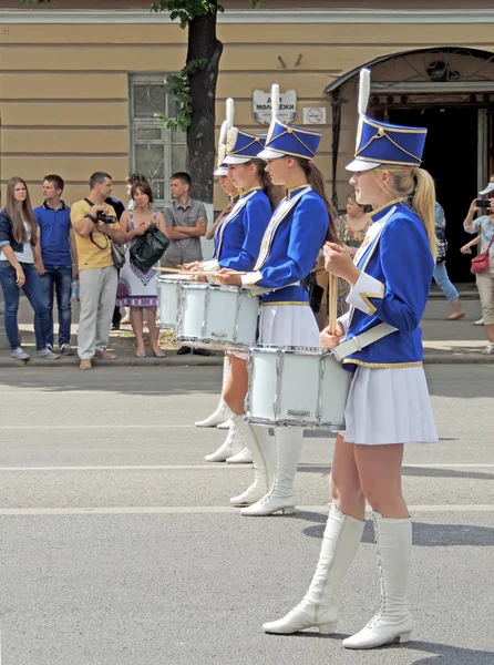 Standing in a rank — Stock fotografie