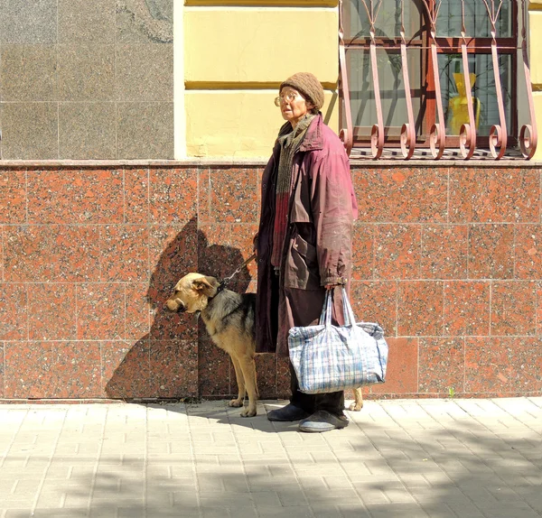 Woman with dog