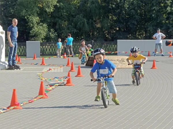 Fortschritte beim Runbike-Wettbewerb — Stockfoto