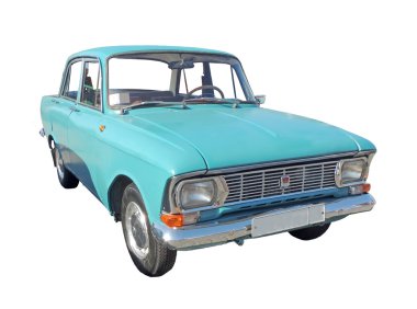 Küçük aile otomobili Moskvitch 412 1970'lerin 