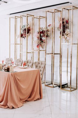 Lüks düğün dekorasyonu tasarımı