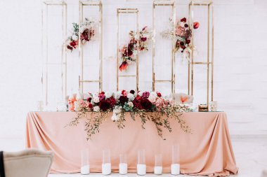 Lüks düğün dekorasyonu tasarımı