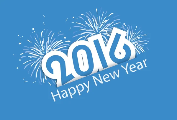 mutlu yeni yıl 2016 vektör