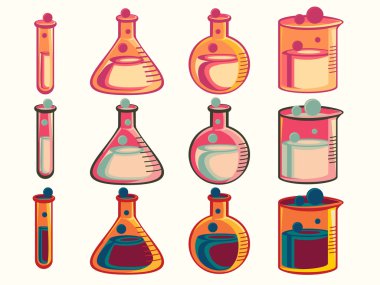 Kutsal kişilerin resmi beher vektör çizim