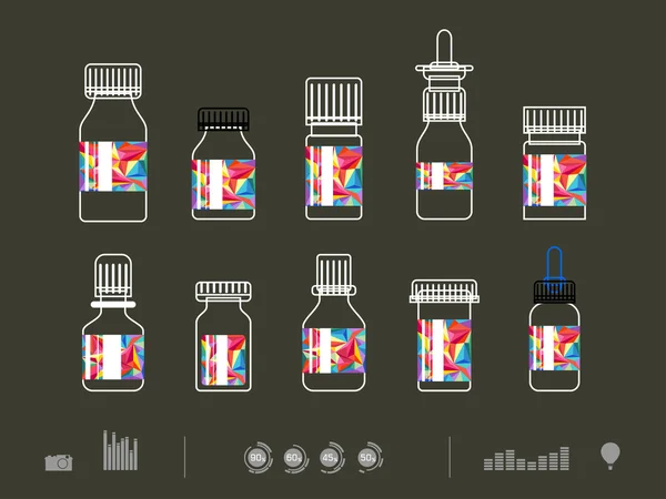Illustration vectorielle de drogue icône — Image vectorielle