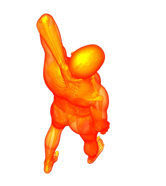 Ilustração médica 3D do humano — Fotografia de Stock