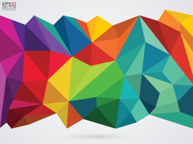 Beyaz arka plan üzerinde bir renk vektör çizim