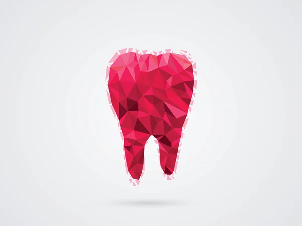 Illustration vectorielle d'une dent — Image vectorielle
