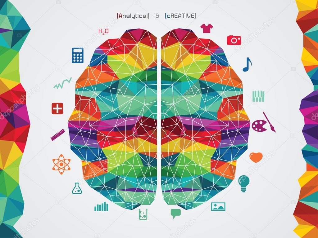 vector illustration of a brain icon