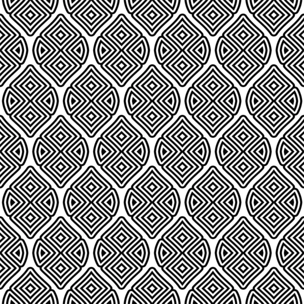 Seamless Pattern Repeating Design Geometric Shapes — Stock Vector