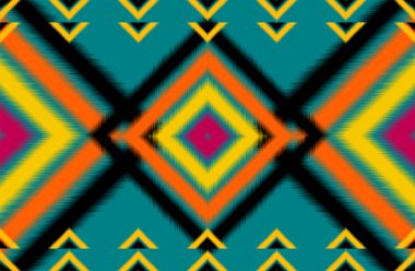 Kusursuz desen geometrik şekillerle tasarımı tekrarlıyor.