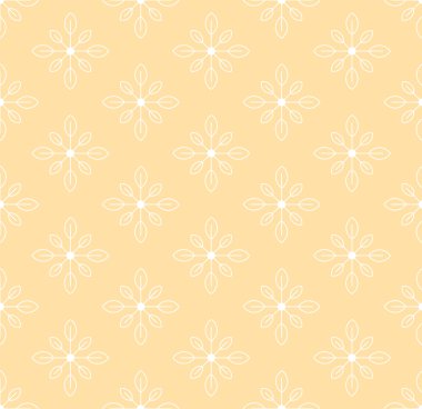 Klasik Dikensiz Çiçek deseni