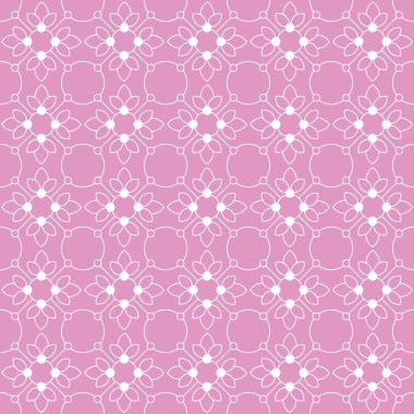 Klasik Dikensiz Çiçek deseni