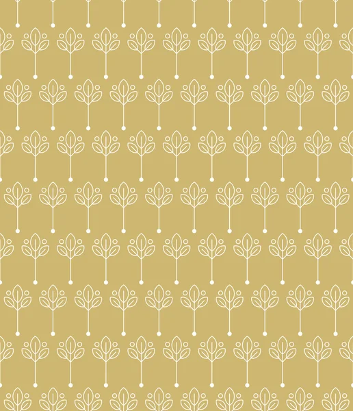 Vintage motif floral sans couture — Image vectorielle