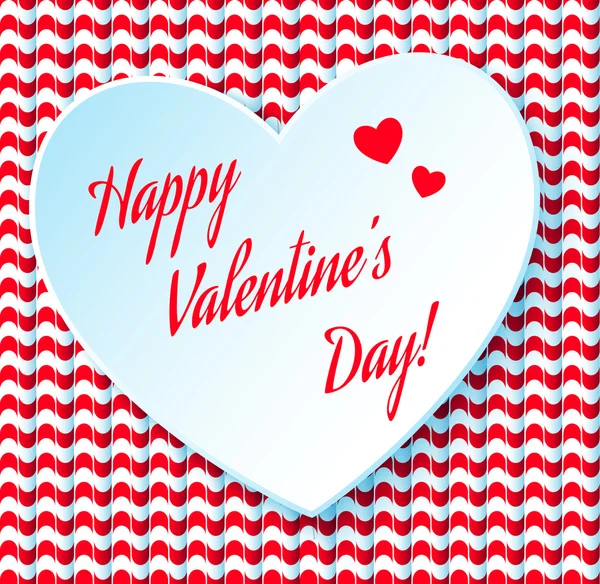 День святого Валентина абстрактный фон с вырезанной иллюстрацией сердца бумаги — стоковое фото