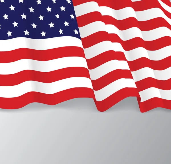 Amerikan bayrağı, vatansever vektör çizim