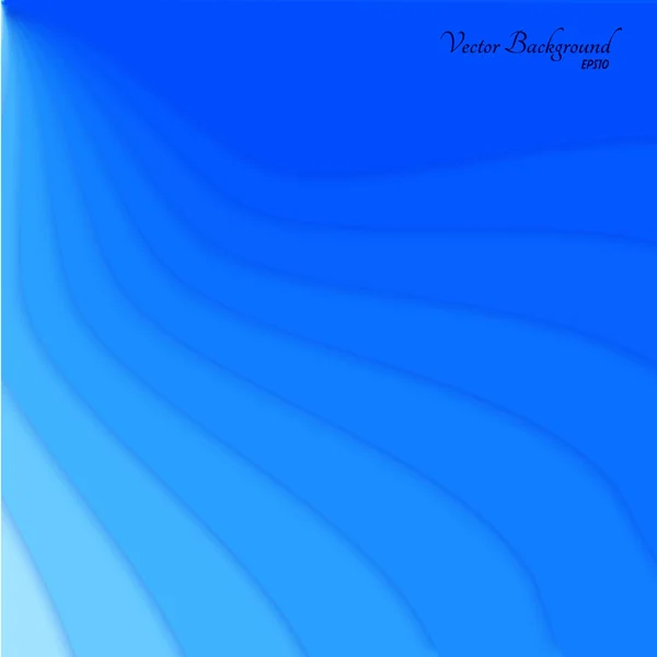 Diseño abstracto de fondo de onda azul — Vector de stock
