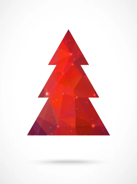 Christmas tree background. — Stock Vector