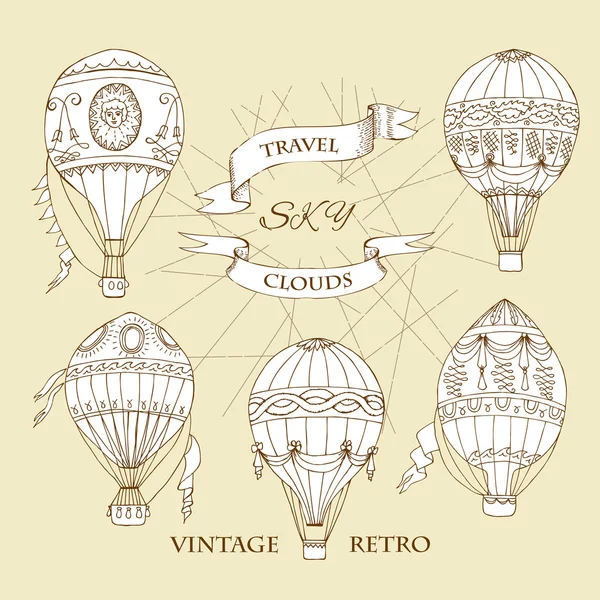 Globos de aire Backgr-141 — Archivo Imágenes Vectoriales