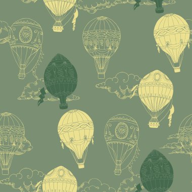 sıcak hava balonu ile Seamless Modeli
