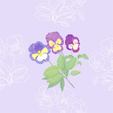 Çiçek ve Hercai Menekşe ile Seamless Modeli