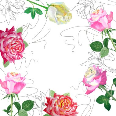 Arka plan ile kırmızı roses1-03