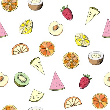 Meyveli kusursuz desen